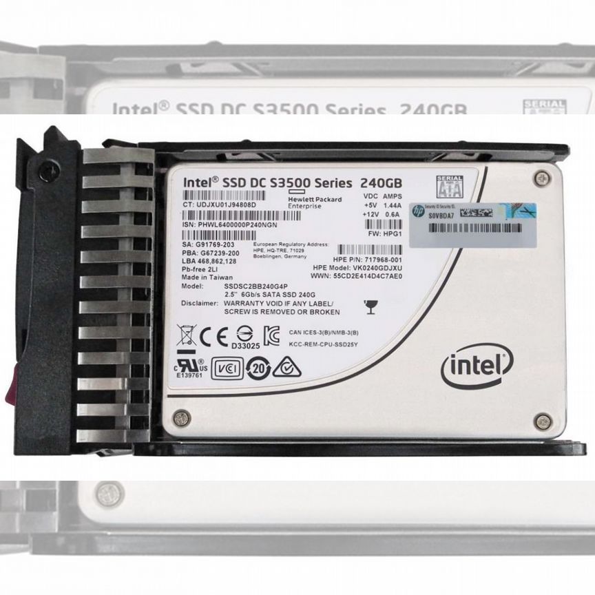 [728765-001] Жесткий Диск Hp 240gb Sata3 2,5" Ssd 728765-001