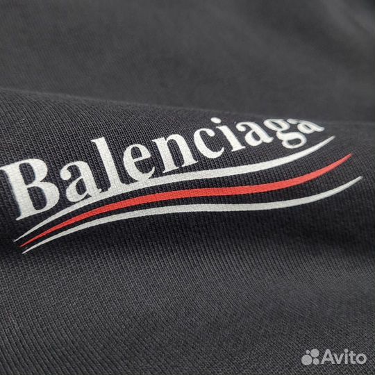 Черная худи Balenciaga