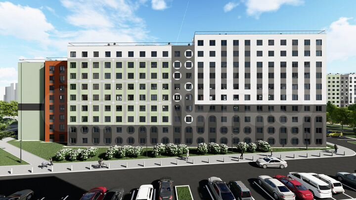 Квартира-студия, 22,2 м², 9/10 эт.
