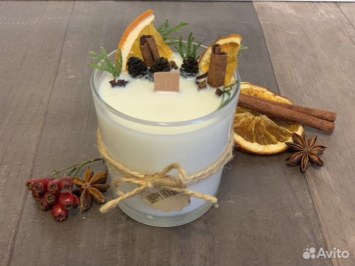 Свечи новогодние