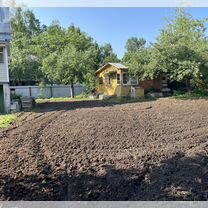 Вспашка земли минитрактором, фрезерование, Бронницы