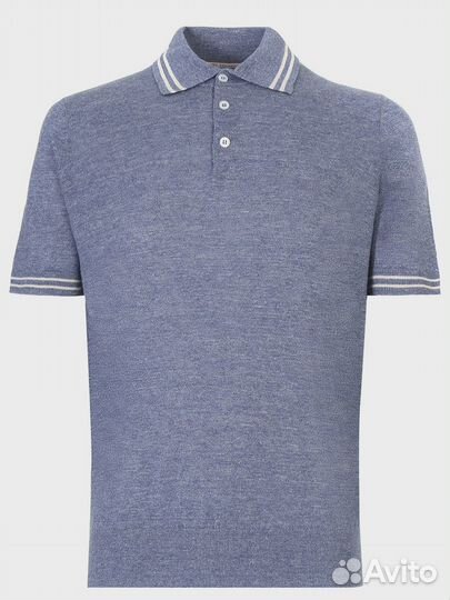 Поло льняное Brunello Cucinelli