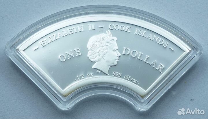 1 доллар Острова Кука Год Змеи Серебро 2013