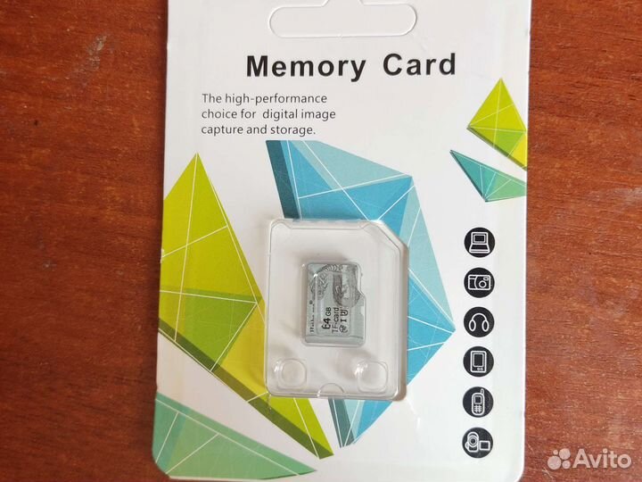 Карта памяти micro sd 64 gb