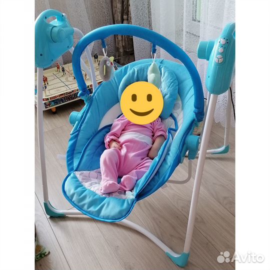 Детские качели-шезлонг Babyton Funny Time