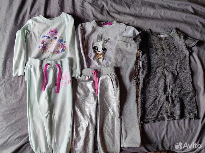 Вещи пакетом на девочку 4 5 лет