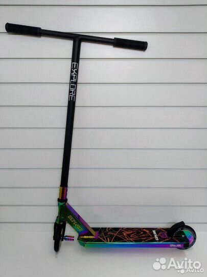 Трюковой самокат explore flaminia deluxe неохром