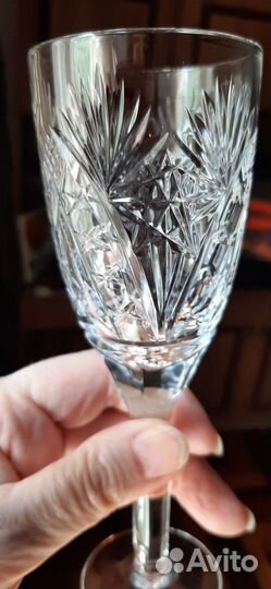 Фужеры и стопки хрустальные СССР