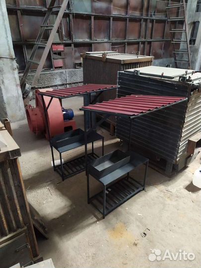 Мангал с крышей