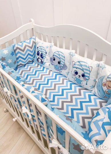 Детское постельное белье бортики в кровать