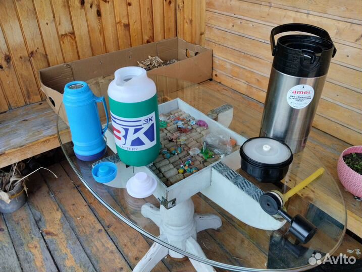 Термосы. «Amet» 2,5 л. нерж. и другие