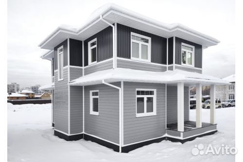 Сайдинг металлический Квадро Брус