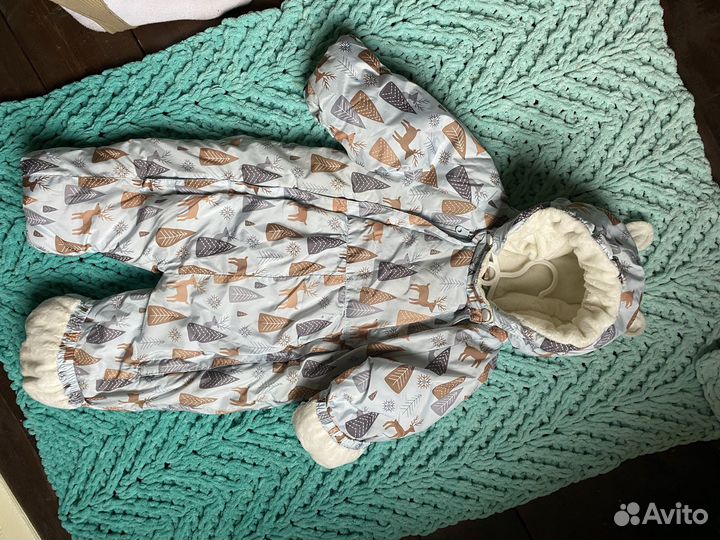 Комбинезон демисезонный зимний 74