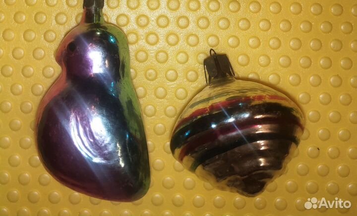 Елочные игрушки СССР советские