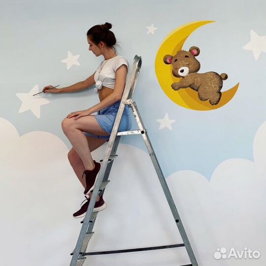 Ручная художественная роспись стен/потолков