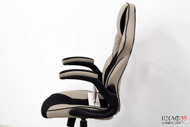 Q-372 Кресло компьютерное signal черный\бежевый (П