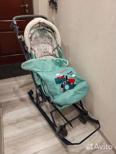 Коляска санки