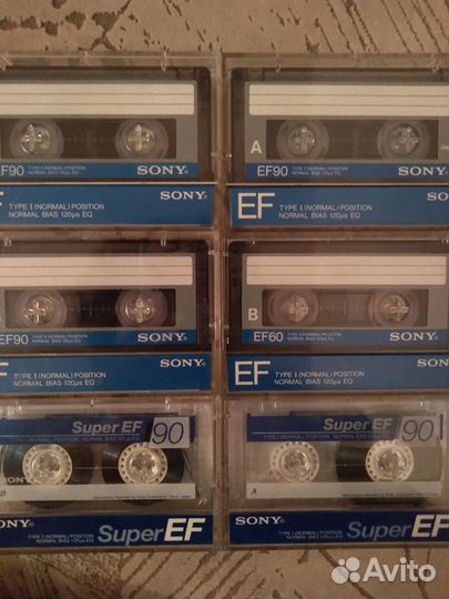 Аудиокассеты Sony.Maxell, и др