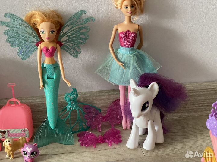 Игрушки пакетом для девочки