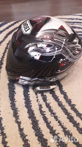Мотошлем Shoei XR-1100 с гарнитурой Scala Rider 9