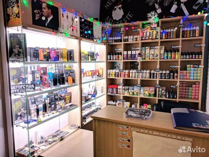 Продается вейпшоп в центре с высоким доходом