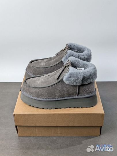 Угги Ugg Funkette Platform Boots Grey