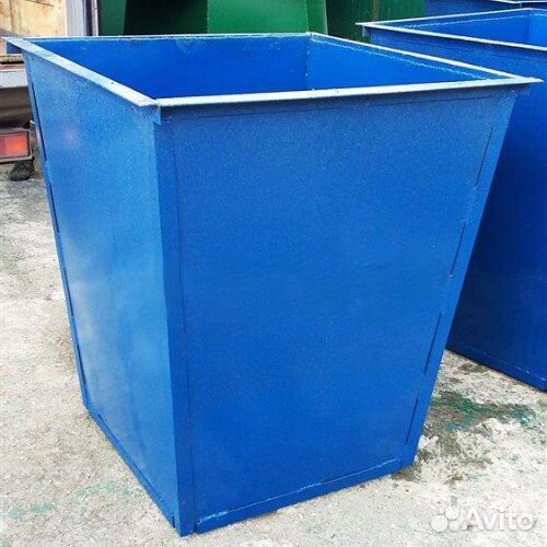 Бак для вывоза бытового мусора 1.1м3 Арт 486