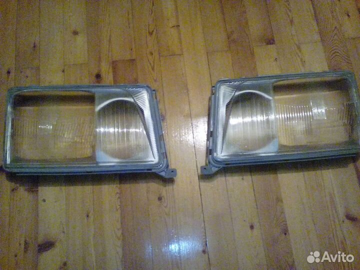 Стекла на фары на Mercedes W124 рестайлинг