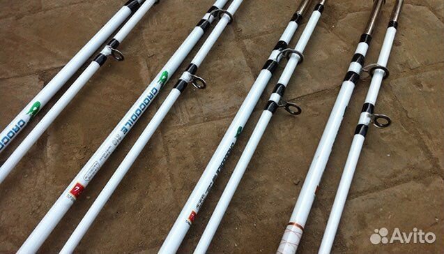 Спиннинги crocodile в сборе