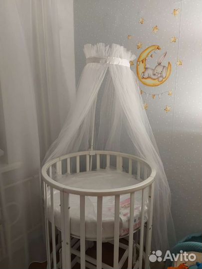 Балдахин в кроватку с держателем