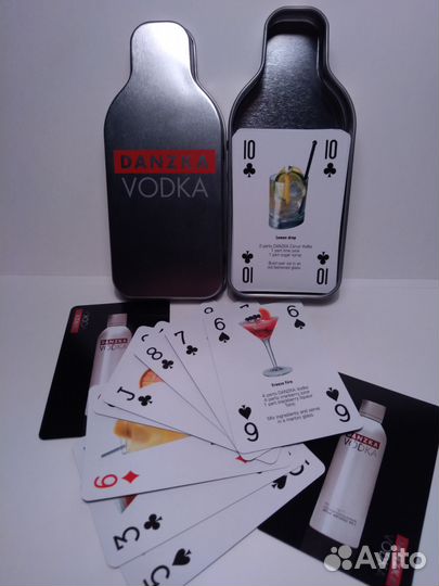 Редкие коллекционные игральные карты Danzka Vodka