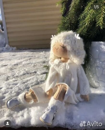 Интерьерная кукла тильда