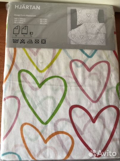 Комплект постельного белья IKEA с простынью