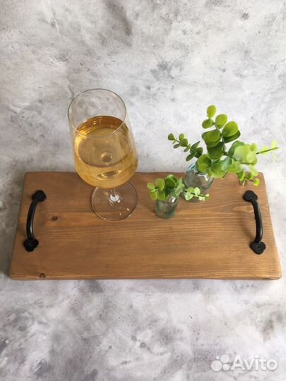 Поднос деревянный