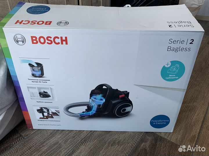 Пылесос bosch serie 2 bagless