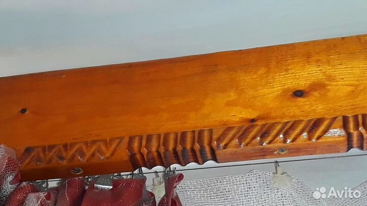 Карниз для комнаты натуральное дерево резной