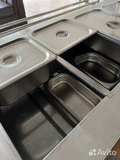 Линия раздачи с подогревом