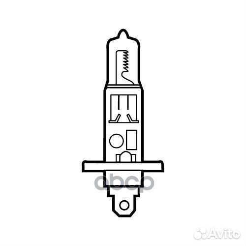 Галогенная лампа avs vegas в блистере h1.12v.55w.1