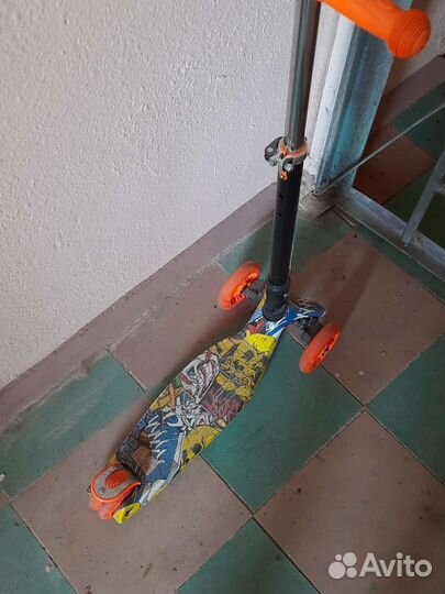 Самокат детский трехколесный бу