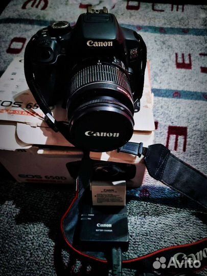 Зеркальный фотоаппарат canon 650d