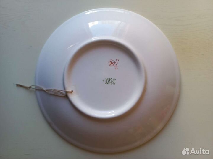 Настенная тарелка декоративная Птицы зик Конаково