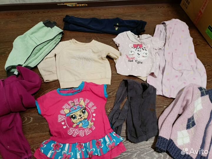 Пакет вещей для девочки 86-104