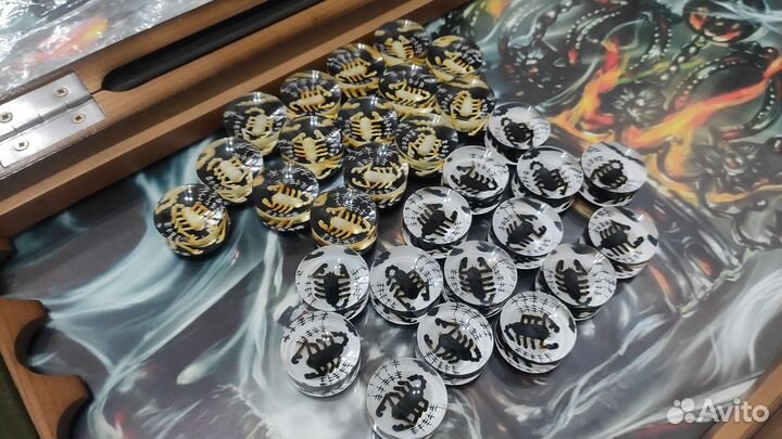 Нарды-фишки ручной работы