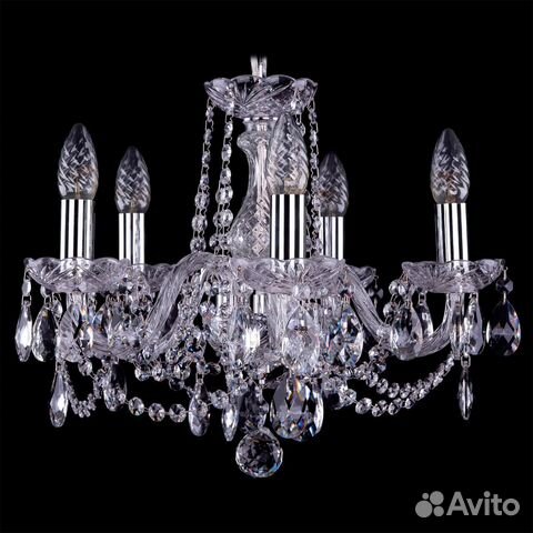 Люстра подвесная Богемия в спальню классика