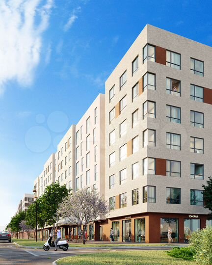 2-к. квартира, 58,7 м², 6/7 эт.