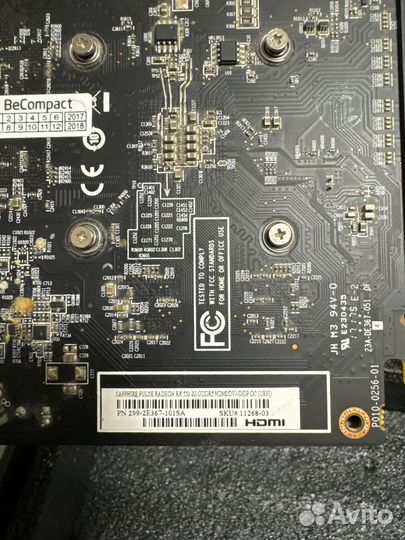 Видеокарта AMD Radeon RX550, 2gb