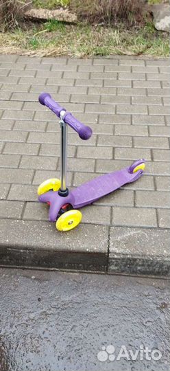 Самокат детский трехколесный
