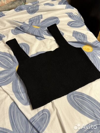 Топ летний shein в рубчик