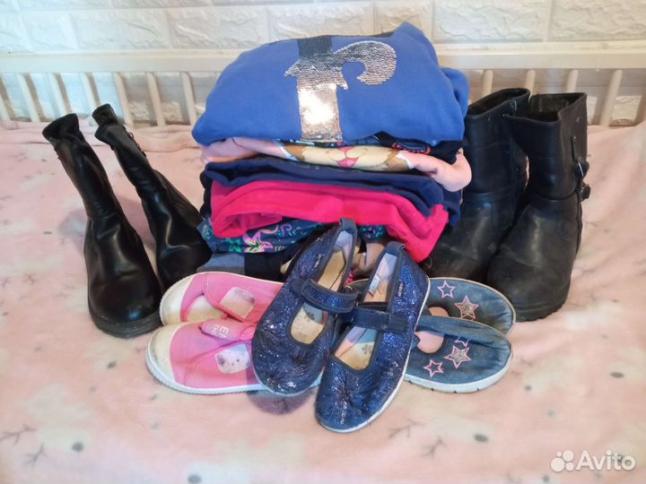 Вещи и обувь пакетом