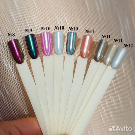 Стартовый набор для маникюра. Пигменты (втирки)